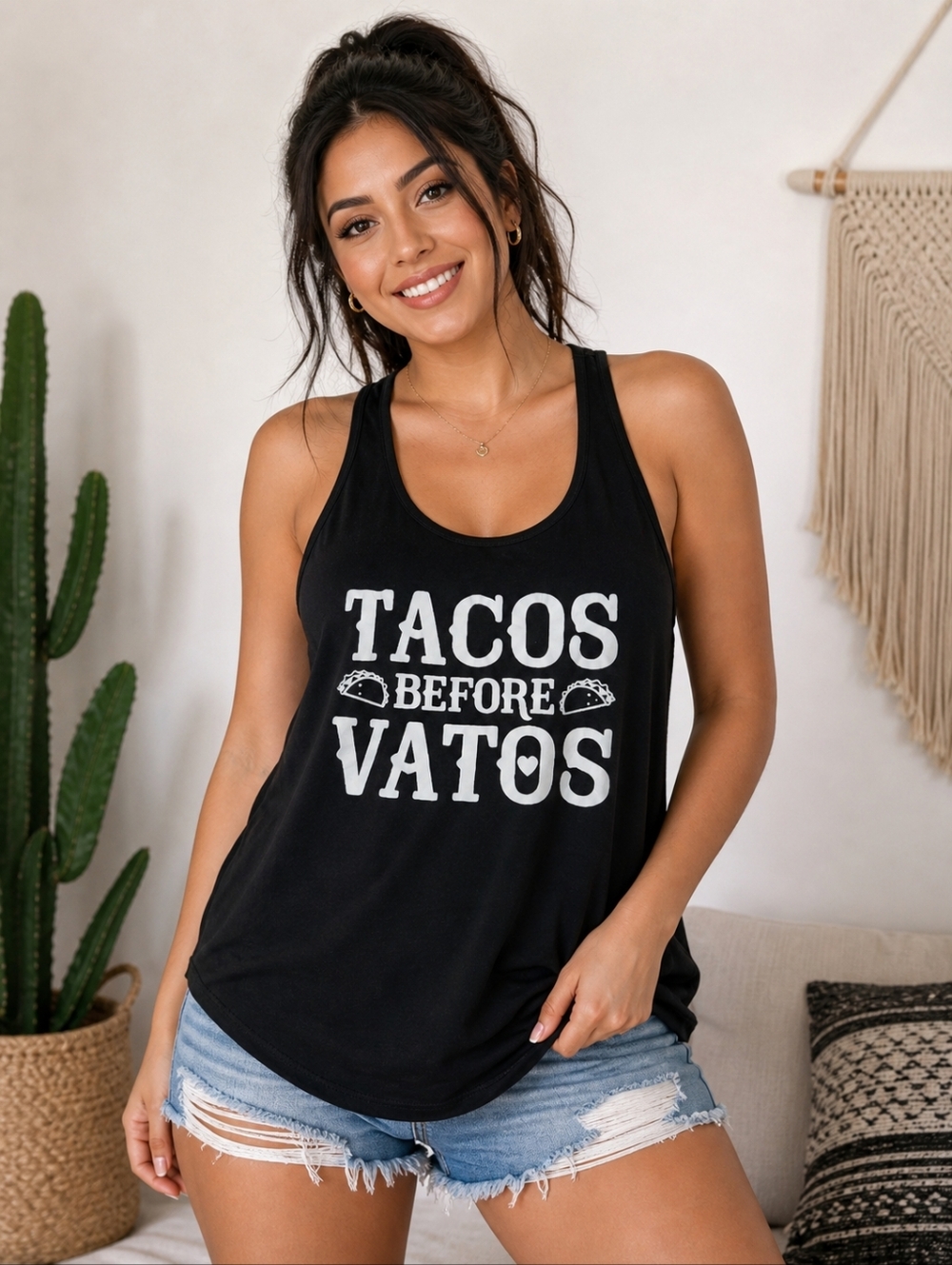 "TACOS BEFORE VATOS" Graphic Tee